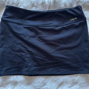 H&M Black Mini Skirt Athletic Casual